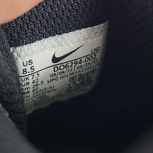 NEW Nike Vapor Edge 360 VC Football Cleats DO6294-002 Size 8.5 Gray - Picture 7 of 7